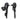 Microshift Drop Bar Shifter - R9 SB-R483 - 3x9 Speed Pair - (Shimano Road)