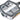 QBP Pedal - Alloy - 9/16 - Non Slip Top with Reflector - DU Bearing - 109x100x28cm - Silver
